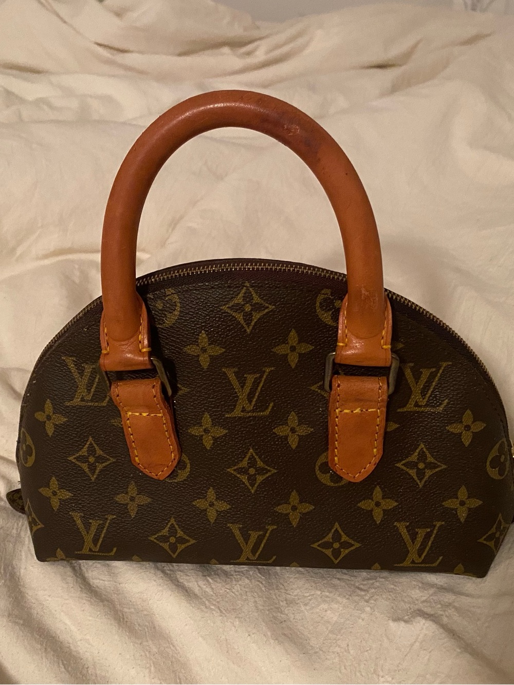 Louis Vuitton Monogram Dome Satchel in Brown and Tan